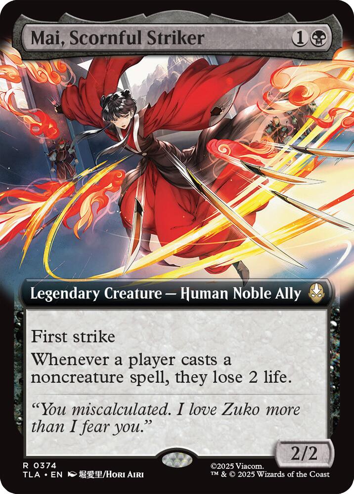 Mai, Scornful Striker (Extended Art)