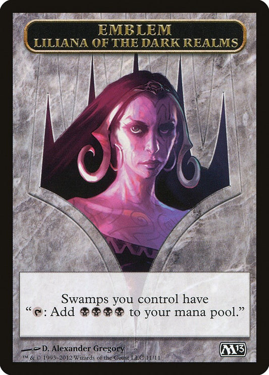 Emblem - Liliana of the Dark Realms [M13 - 11]