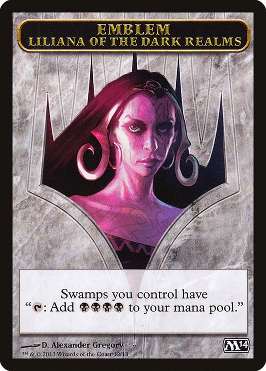 Emblem - Liliana of the Dark Realms [M14 - 12]